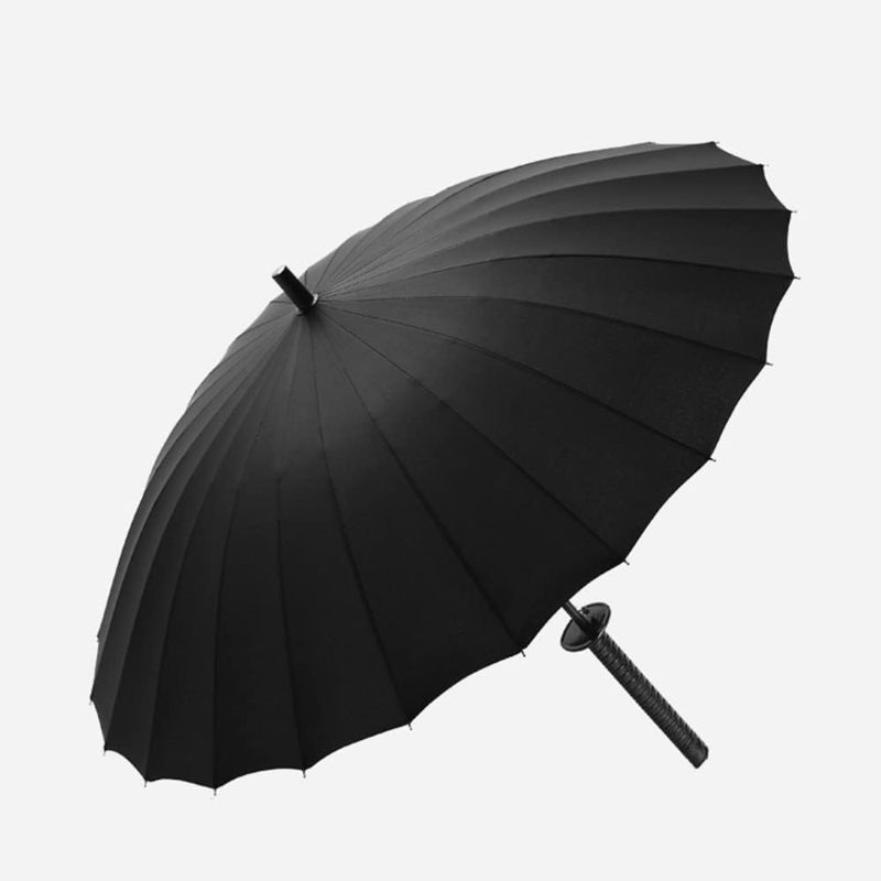 Photo 1 of 16 Ribs Long Umbrella Ninja Samurai Umbrella Japanese Long Umbrella Windproof Lightweight and Strong