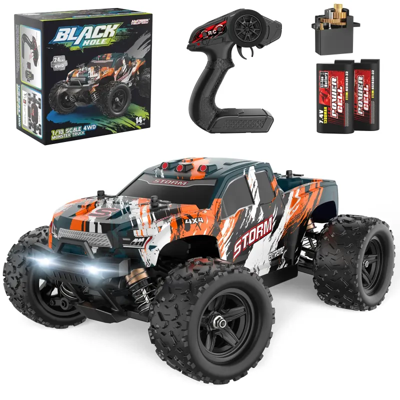 Photo 1 of Black Hole 2.4GHz High-Speed Vehicle 4x4 Scale 36 kph RC Car with Remote Control & Batteries A1
