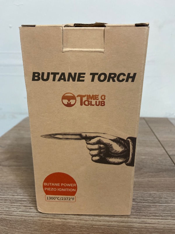 Photo 1 of Blow Torch, Professional Kitchen Cooking Butane Torch with Safety Lock Adjustable Refillable Multipurpose Flame Refillable BBQ, Baking, Brulee Creme, Crafts and Soldering(Butane Gas Not Included)
