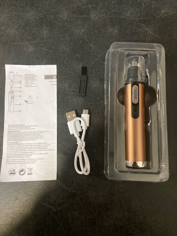 Photo 1 of Electric Nose Hair Trimmers - Rechargeable Waterproof Nose and Ear Hair Shavers for Men and Women - Precise Grooming Cutter