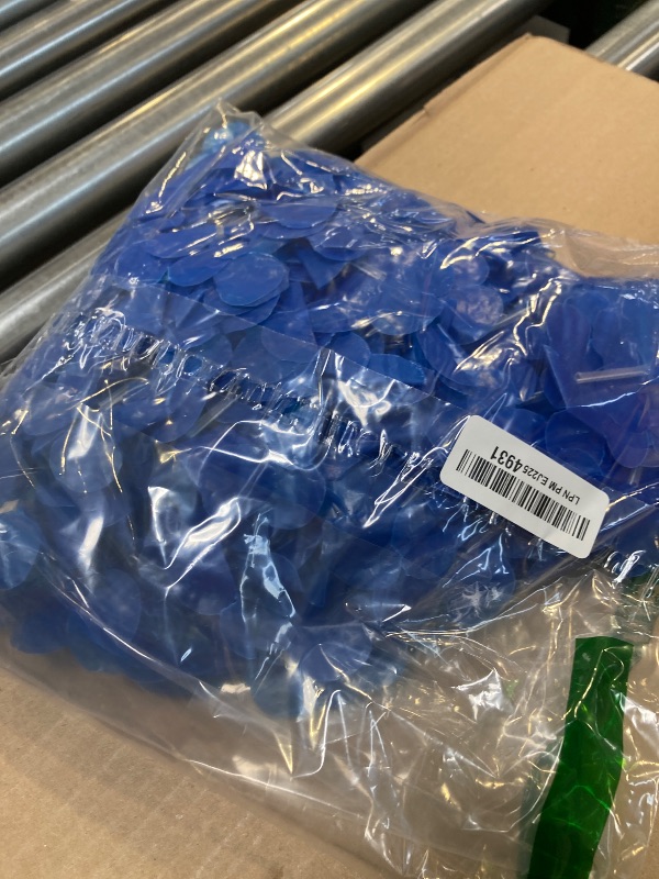 Photo 1 of Blue Flower Leis - Bulk Set of 12 - Party, Event and Wedding Supplies