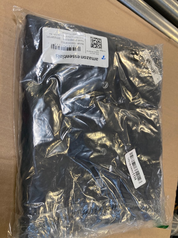 Photo 1 of Amazon Essentials Long Sleeve Shirt for Men, Regular-Fit Henley, Available in Big & Tall, Charcoal Heather, 4X-Large