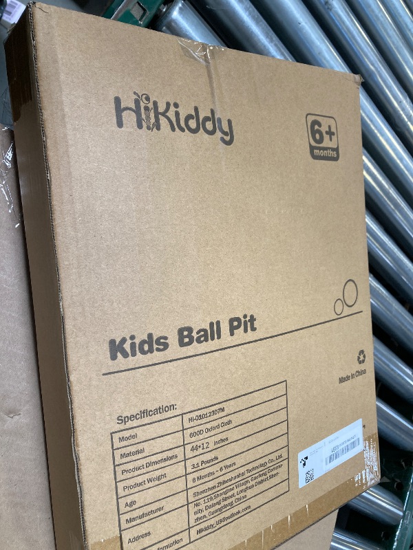 Photo 1 of Hikiddy Large Ball Pit for Toddlers - 44 in Baby Ball Pit with Pop-Up Playmat, Foldable Kids Ball Pool, Dog Play Pit, Indoor and Outdoor Use, Hold Over 800 Balls-------, Balls Not Include (Pink)