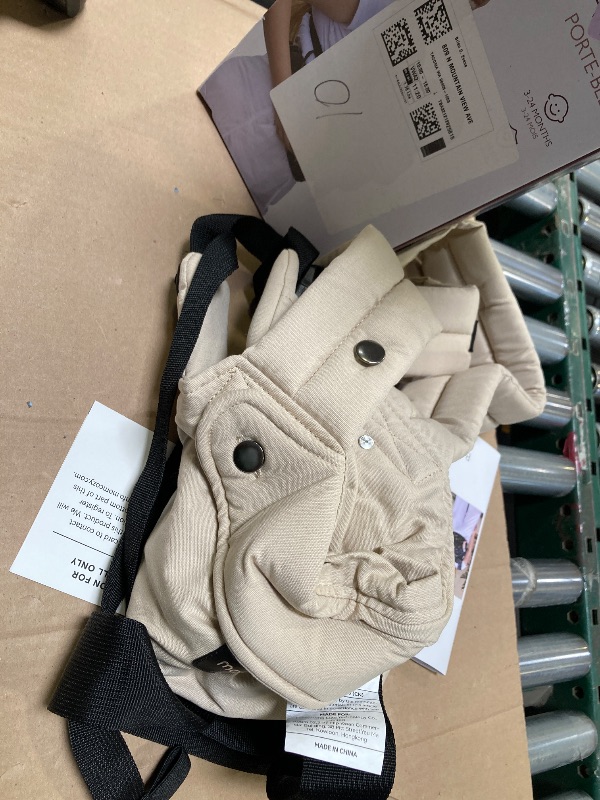 Photo 1 of Momcozy Baby Carrier - Ergonomic, Cozy and Lightweight Carrier for 7-44lbs, Effortless to Put On, Ideal for Hands-Free Parenting, Enhanced Lumbar Support, Purehug for Infant to Toddler, Khaki
