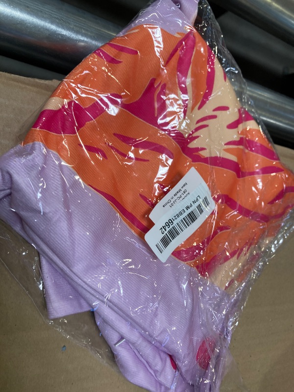 Photo 1 of Nvotell Pink Tiger Pillow Covers - Colorful Pink and Orange Throw Pillow Covers 18x18, Retro Funky Preppy Tiger Room Decor for Teen Girls (Purple)