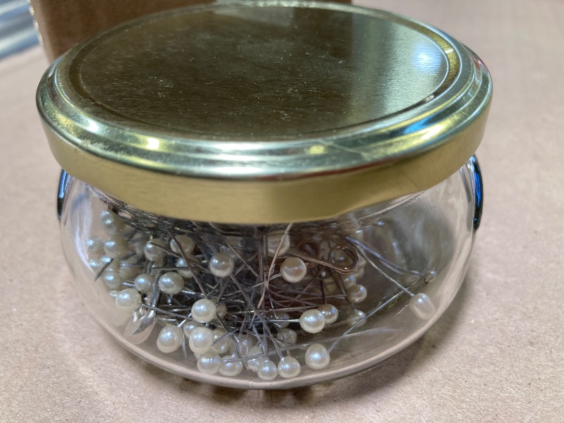Photo 1 of Haosie Pin Cushions for Sewing,75PCS Sewing Pins with Glass Bottle  
