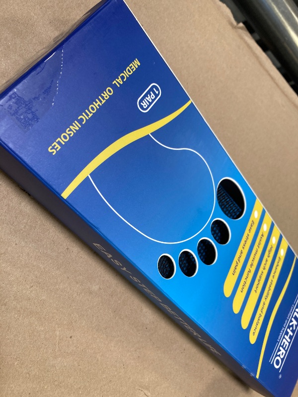 Photo 1 of Plantar Fasciitis Insoles for Men Women - Orthotics Inserts, Shoe Insoles Arch Support Flat Feet Inserts Work Boot Insoles for Standing All Day (Mens 9-9 1/2 | Womens 11-11 1/2)