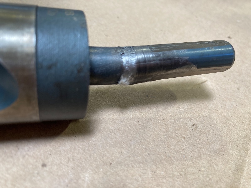 Photo 1 of VALYRIANTOOL 1-3/8 in. x 6 in. Fractional Cobalt Silver and Deming Drill Bits HSSCO High Speed Steel M35 S&D Twist Drill Bits for Stainless Steel 1/2" Reduced Shank 6" OAL 135-Degree Split Point