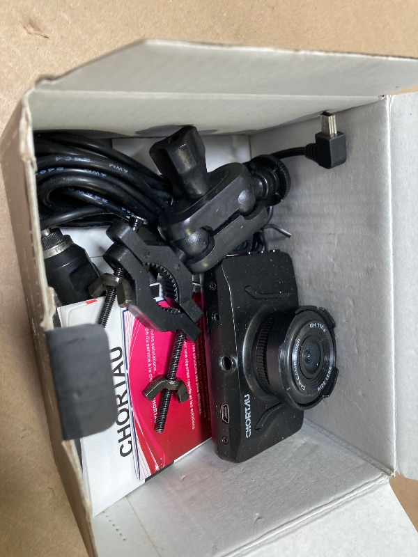 Photo 1 of Dash Cam Front and Rear Camera, CHORTAU 3Inch Screen WiFi Dash cam, 2.5K+1080P Dash Camera for Cars, Dashboard Camera with Free 64GB Card, Type-C Port, Parking Monitor, Super Night Vision