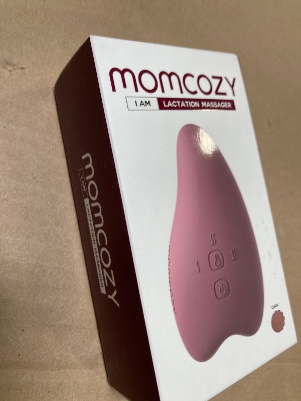 Photo 1 of Momcozy Warming Lactation Massager 2-in-1, Soft Breast Massager for Breastfeeding, Heat + Vibration Adjustable for Clogged Ducts, Improve Milk Flow, Engorgement