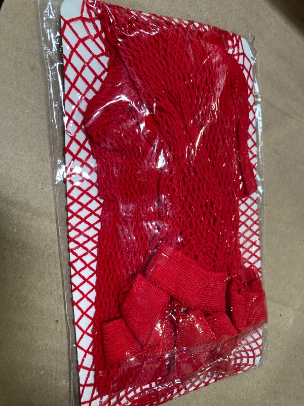 Photo 1 of VEBZIN 2 Style Mesh Red Fishnet Stockings Tights High Waist Pantyhose Fishnets Tights for Women