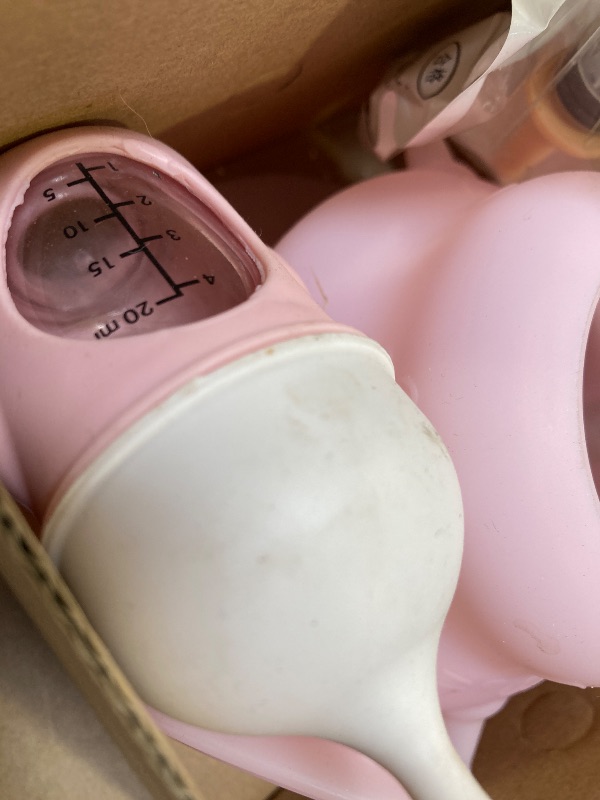 Photo 1 of Anhozuo Puppy Milk Feeder,Dispenser Food Grade Silicone with 4 Dummy Nipples 230ml Capacity,Leak Proof Ideal Height Strong Suction,Puppy Milk Feeding Station for Newborn Dogs(Pink)
