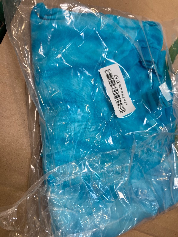 Photo 1 of 3xl---Colortone 100% Cotton Spider Tie Dye T-Shirt for Women and Men, 3X-Large, Spider Turquoise