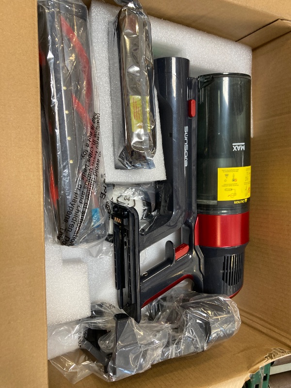 Photo 1 of Cordless Vacuum Cleaner, 450W 40Kpa Stick Vacuum with Touch Screen, 55 Mins Runtime Rechargeable Vacuum, Lightweight Powerful Vacuum Cleaner for Home with 1.5L Cup for Pet Hair Carpet Hardwood Floor