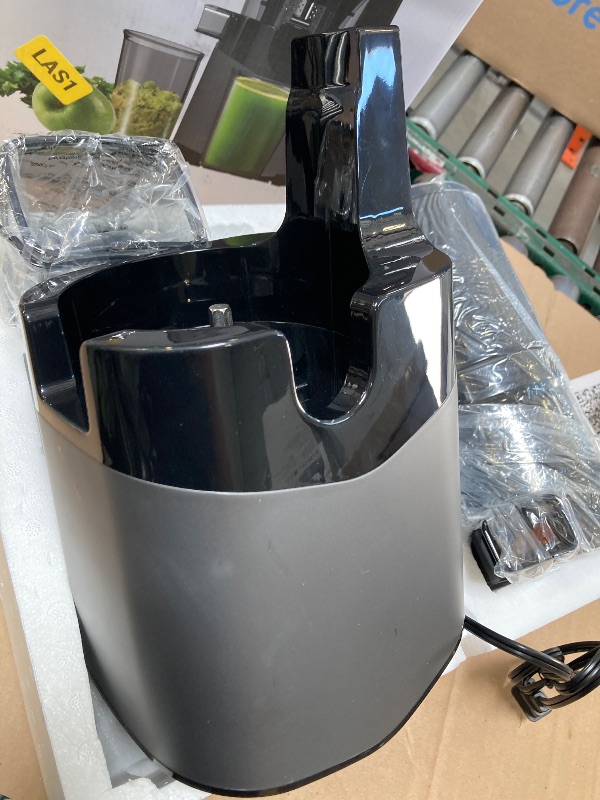 Photo 1 of Cold Press Juicer, 5.8" Extra Large Feed Chute Fit Whole Fruits & Vegetables, 350W Slow Masticating Juicer Machines, Easy to Clean,High Juice Yield?Grey?