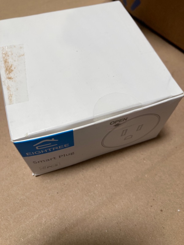 Photo 1 of EIGHTREE Smart Plug, Smart Plugs That Work with Alexa and Google Home, Compatible with SmartThings, Smart Outlet with WiFi Remote Control and Timer Function, 2.4GHz Wi-Fi Only, 4 Packs