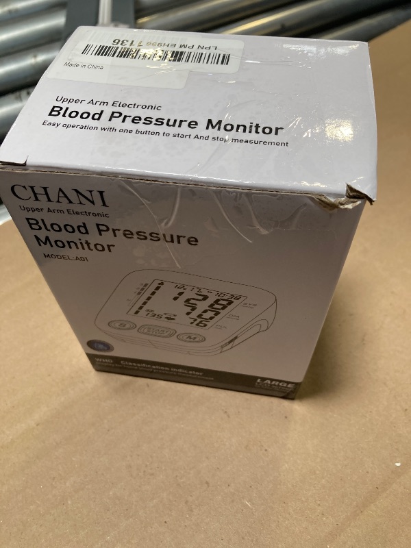 Photo 1 of Blood Pressure Monitor for Home Use, Upper Arm Blood Pressure Machine with Large Cuff, Blood Pressure Machine, Adjustable Arm Cuff 8.7"-16.5",Large Display, 2 * 500 Readings Memory