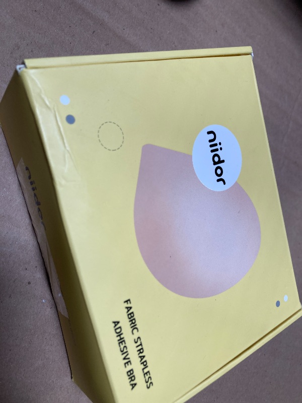 Photo 1 of Niidor Adhesive Bra Strapless Sticky Invisible Push up Silicone Bra for Backless Dress with Nipple Covers Nude(B Cup)