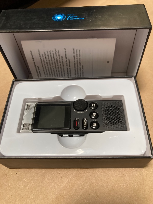 Photo 1 of Professional 264GB WUCOTC Digital Voice Recorder - Voice Activated Recorder for Lectures Meetings - 18000 Hours Recording Device with Playback, MP3 Player, Password Protection, Variable Speed., Black