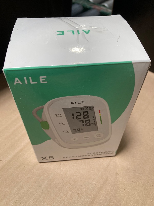 Photo 1 of Blood Pressure Monitor, AILE Blood Pressure Machine Upper Arm Large Cuff(8.7"-16.5"), High Automatic Blood Pressure Monitors Cuff for Home Use, (BP) Manual Arm Blood Pressure Monitors, 2 * 99 Memory