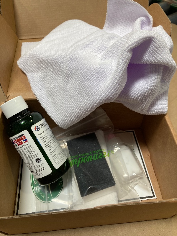 Photo 1 of Pomponazzi Living Coat Ceramic Coating Kit – Nano Protection for Kitchen & Bath Surfaces, Repels Soap Scum, Hard Water Stains & Grime, Non-Toxic & Streak-Free Finish