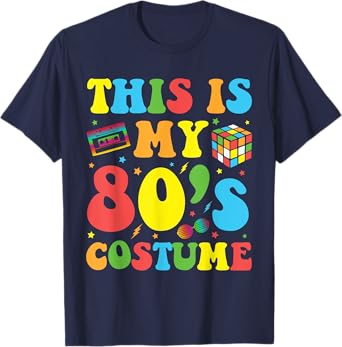Photo 1 of 3XL---This Is My 80s Costume 80's style Eighties Retro Party T-Shirt