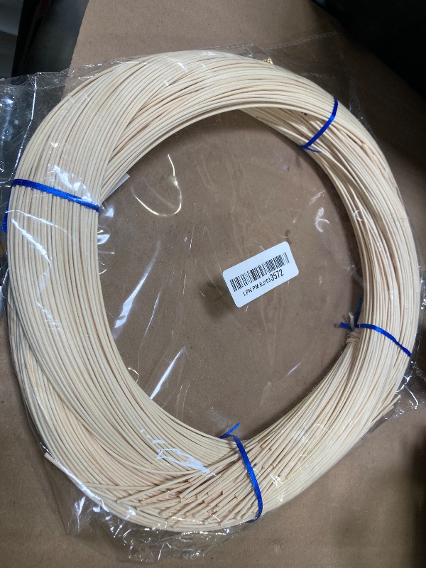 Photo 1 of Basket Round Reed #2 1.75mm  Coil Basket Weaving Cane for Chair Making and Wicker Weaving DIY Furniture Making Supplies