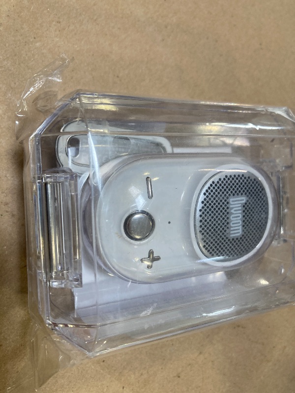 Photo 1 of DIVOOM Itour-S Portable Mini Wearable Bluetooth Speaker, Big Audio and Punchy Bass,Clip-On Design, IP67 Waterproof and Dustproof,10 Hours Playtime,Speaker for Home Travel Office and Outdoors (White)