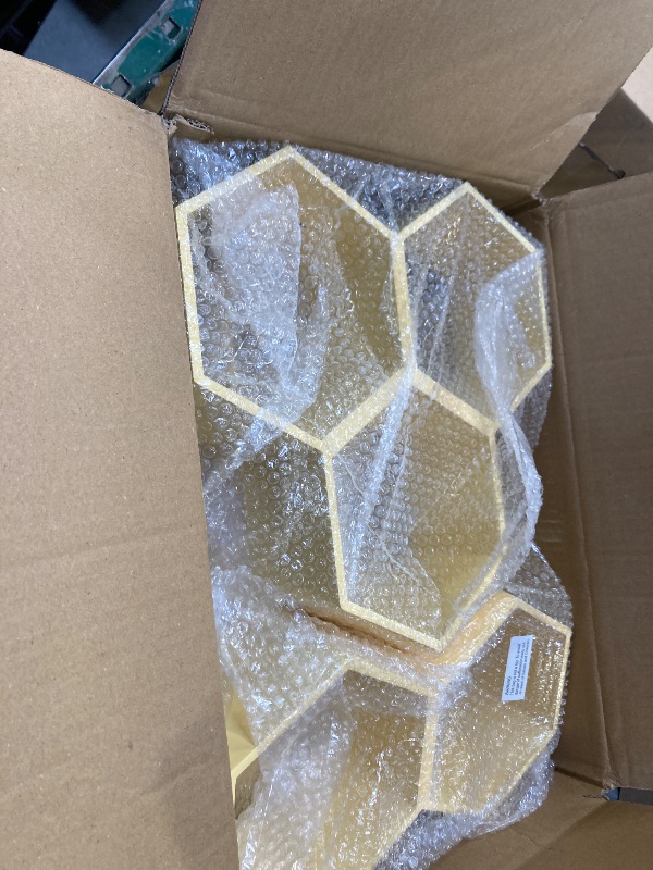 Photo 1 of EXCELLO GLOBAL PRODUCTS Honeycomb Toilet Paper Holder with Bees - Holds 9 Rolls - Multiple Configurations, Yellow