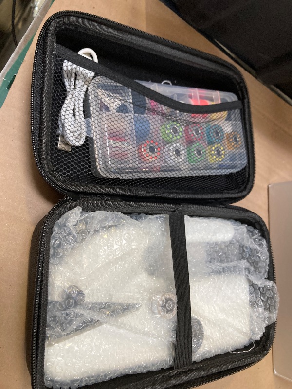 Photo 1 of Unique sewing experience: Handheld sewing machine with storage box, portable package,mini sewing machine for travel, including various accessories and tools