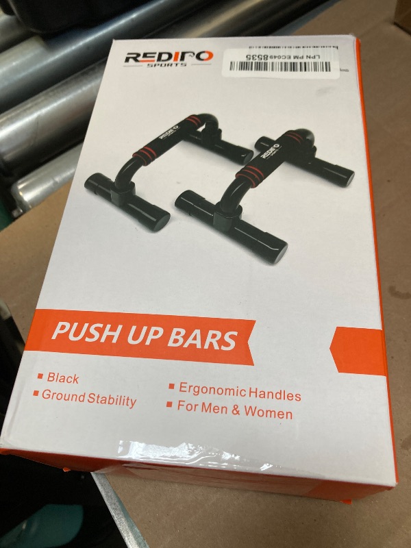 Photo 1 of Push Up Bars Strength Training - Workout Stands With Ergonomic Push-up Bracket Board with Non-Slip Sturdy Structure Portable for Home Fitness Training, Push Up Stands Handle for Floor Workouts