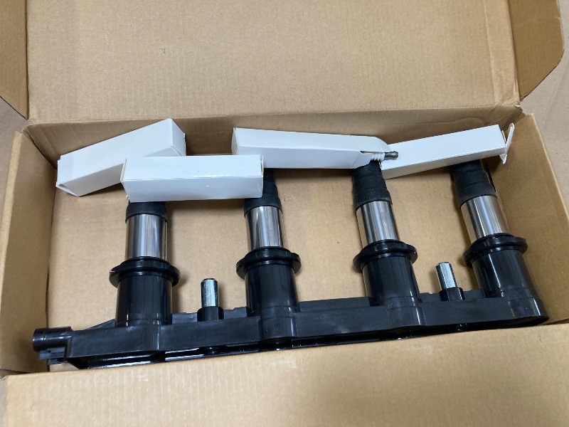 Photo 1 of HQPASFY Ignition Coil Pack UF620 & Iridium Spark Plugs Compatible with Chevrolet Aveo Aveo5 Cruze Soni Chevy Cruze Limited, Pontiac G3 L4 1.6L 1.8L Replace# 5C1703, D517C, 55577898