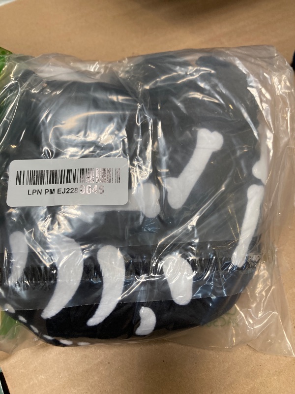 Photo 1 of Koiernr Halloween Plush Toys, Skeleton Black Cat Stuffed Animal Pillows, Plushie Toys Gifts for Kids Adults Birthday Gifts Home Decor