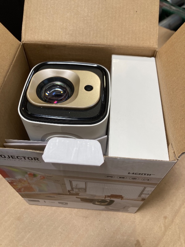 Photo 1 of Upgraded HY260 PRO MINI Portable Projector, Native 1080P Support for 4K Resolution with Bluetooth 5.4 WIFI6 300 ANSI Android 11,180° Rotatable, Auto Keystone Correction,35"-130" Screen Video Projector