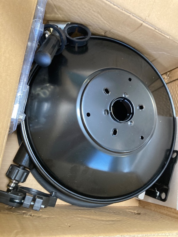 Photo 1 of Tool Daily Pressure Washer Hose Reel, 100 FT Heavy Duty Steel Hose Reel for Power Washer