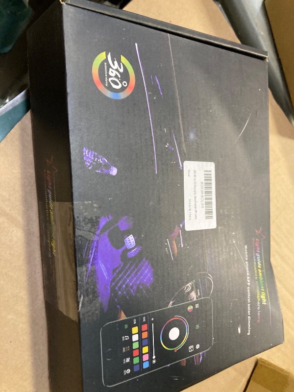 Photo 1 of Car LED Strip Lights, LEDCARE 9 in 1 RGB Car Interior Lights with APP & Remote Control, 16 Million Colors Ambient Lighting Kit with 5 Fiber Optic LED Strips & 4 Under Dash Lights, Sync to Music