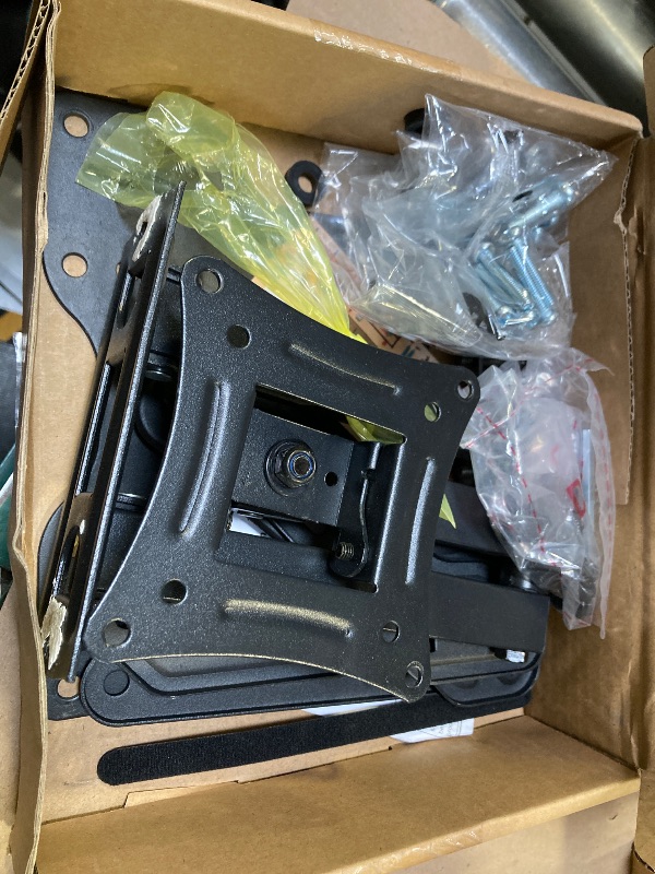 Photo 1 of ELIVED UL Listed TV Wall Mount for Most 26-60 Inch TVs, Swivel and Tilt Full Motion TV Mount with Single Stud Perfect Center Design, Wall Mount Bracket Max VESA 400x400mm, Holds up to 88 lbs.