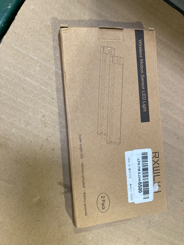 Photo 1 of 30-LED Under Cabinet Lights,USB Rechargeable Kitchen Cupboard Night Light,Battery Operated Under Counter Closet Lighting,Motion Detector Night Light,Wireless Magnetic Motion Activated Light-2Pack