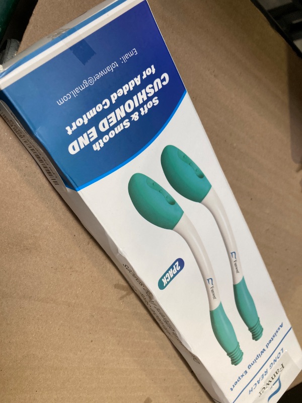 Photo 1 of Fanwer Toilet Aids for Wiping - 15.7" Long Reach Comfort Butt Wiper Tools - Bathroom Bottom Buddy Wiping Self Assist for Disabled,Elderly,Pregnant,Overweight People and Back Surgery Recovery (2 Pack)