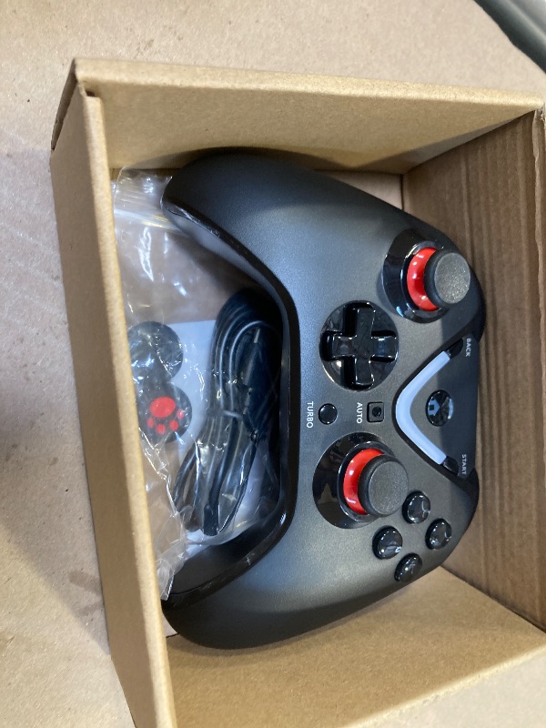 Photo 1 of ROTOMOON Wireless Game Controller with LED Lighting Compatible with Xbox One S/X, Xbox Series S/X Gaming Gamepad, Remote Joypad with 2.4G Wireless Adapter, Rechargeable Battery