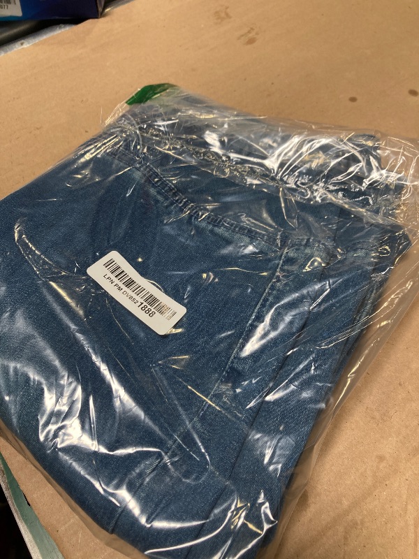 Photo 1 of Flamingals Flared Wide Leg High Rise Casual Wash Wrap Denim Jeans Mid Blue L