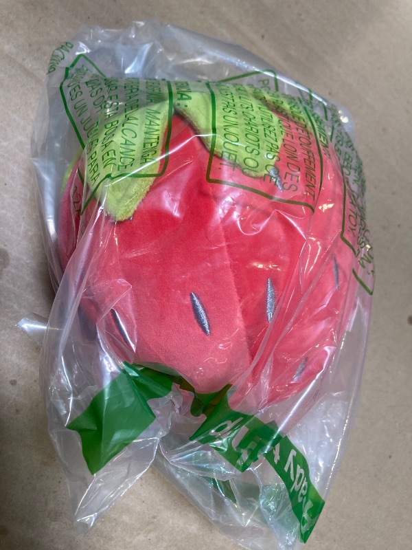 Photo 1 of Cute Fruit Kids Pillow Stuffed Strawberry Plush Pillows Super Soft Girls Pillows Cushion Seat for Kids Toys (Red,7.8"/20cm) 1 Count (Pack of 1)