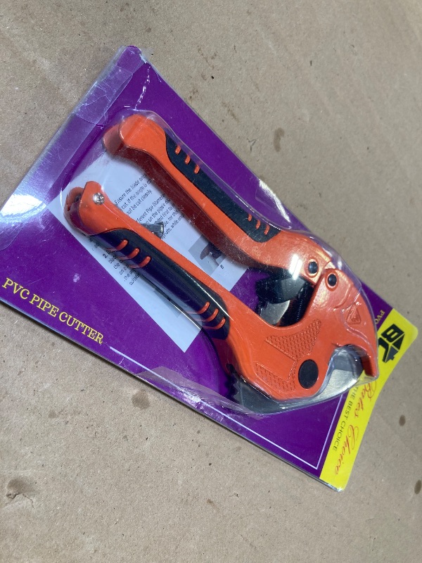 Photo 1 of Bates- Pvc  Cutter, Cuts up to 1-5/8", Ratcheting PVC Pipe Cutter Tool, Pipe Cutters PVC, PVC Pipe Shears, PVC Cutter, Plastic Pipe Cutter, PEX Pipe Cutter, PVC Cutter Tool, PVC Ratchet Cutter
