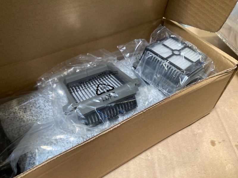 Photo 1 of 4 Pack Fits FW200300US Model, Only Floor One S7 Pro Replacement Roller Brushes & Filters Compatible with Tineco Floor One S7 Pro Cordless Vacuum Cleaner, 2 Brush Rollers 2 HEPA Filters