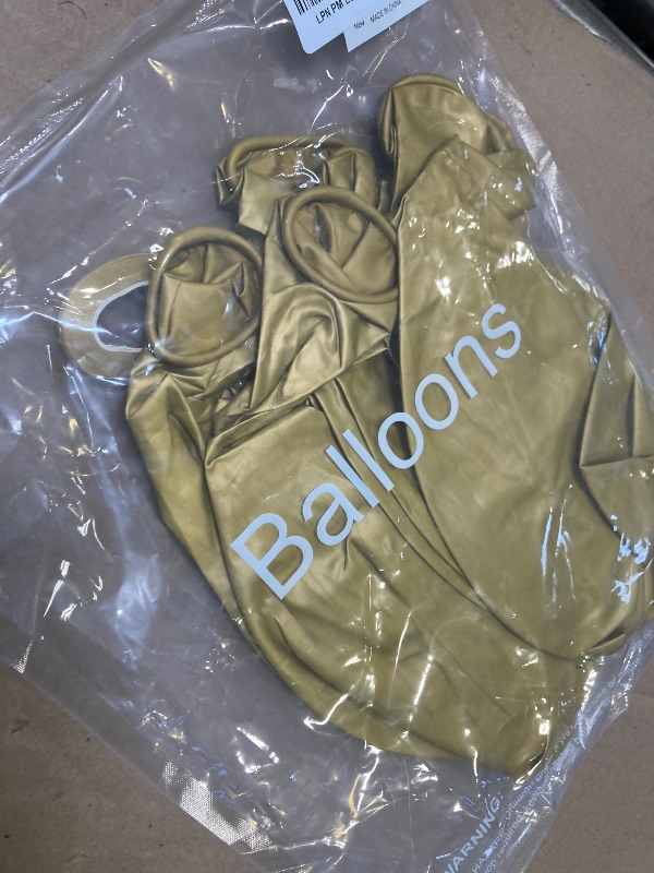 Photo 1 of Bezente Metallic Gold Giant Balloons 36 Inch - 8 Pack Jumbo Chrome Gold Balloons Large Round Gold Latex Balloons for Photo Shoot Wedding Baby Shower Graduation Birthday Christmas Party Decorations