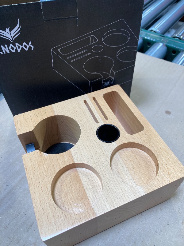 Photo 1 of KNODOS Espresso Tamping Station 54mm for Breville Accessories – Portafilter Holder with Tamper, Distributor, Dosing Funnel, WDT Tool & Puck Screen Slots