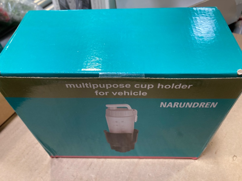 Photo 1 of Car Cup Holder Expander Adapter Adjustable Base, NARUNDREN Compatible for Yeti 20/26/30 oz Hydro Flasks Large 32/40oz, Fits Most Cup Holder, Diameter Bottles in 3.2"-3.8" (2pcs)