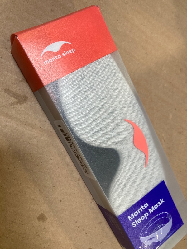 Photo 1 of Manta Sleep Mask - 100% Light Blocking, Adjustable Sleeping Mask with Detachable Eye Cups, Ultra Comfortable for Women & Men, Zero Pressure on Lashes, Perfect for Travel/Shift Work