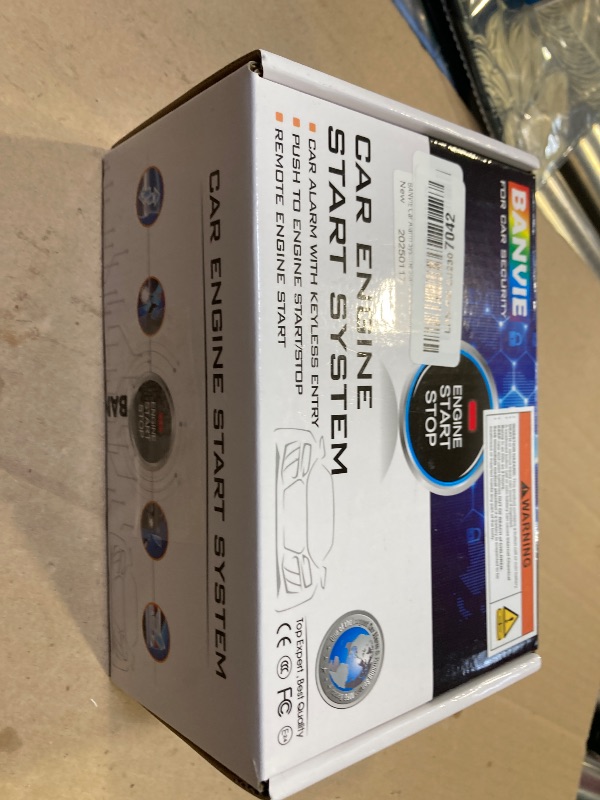 Photo 1 of BANVIE Car Alarm System with Remote Start kit & Push to Engine Start Stop Button