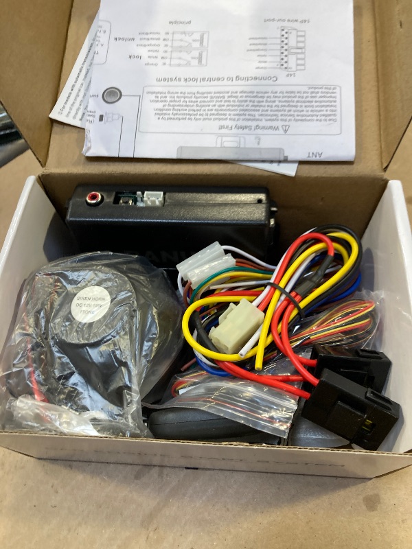 Photo 1 of BANVIE Car Alarm System with Remote Start kit & Push to Engine Start Stop Button